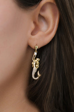 Mermaid Stud Earrings