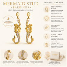 Mermaid Stud Earrings