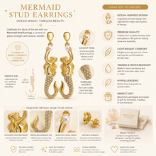 Mermaid Stud Earrings